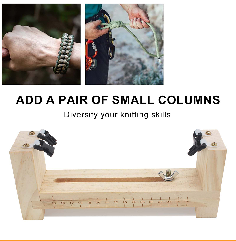 Adjustable Length Handmade Jewelry Tools Paracord Jig Bracelet Maker