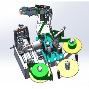 Automatic Self-Adhesive Labeling Machine for Round and Square Bottles with 20000