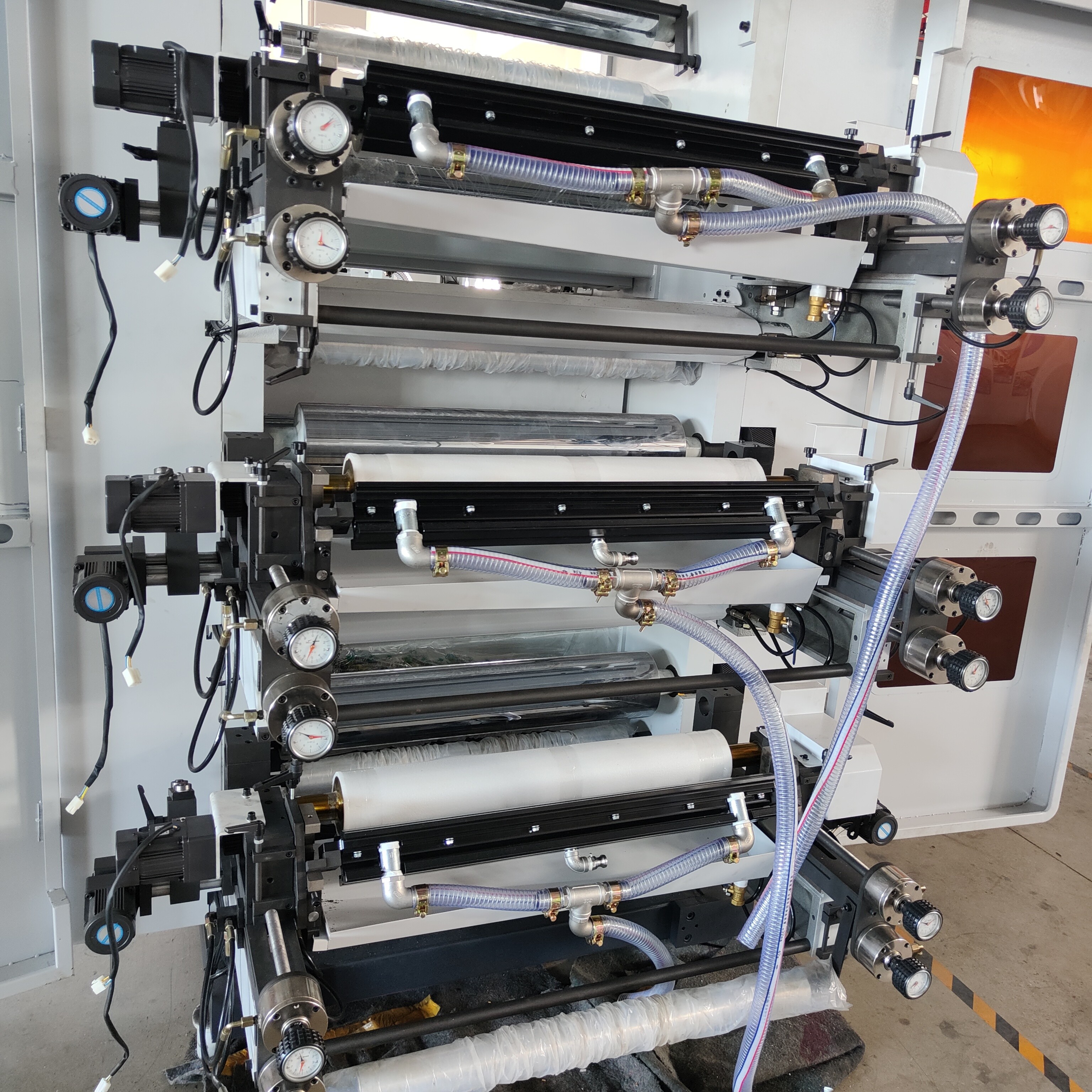 HJ-CI81400 High Speed Flexo Printing Machine 380-800mm Length Of Printing