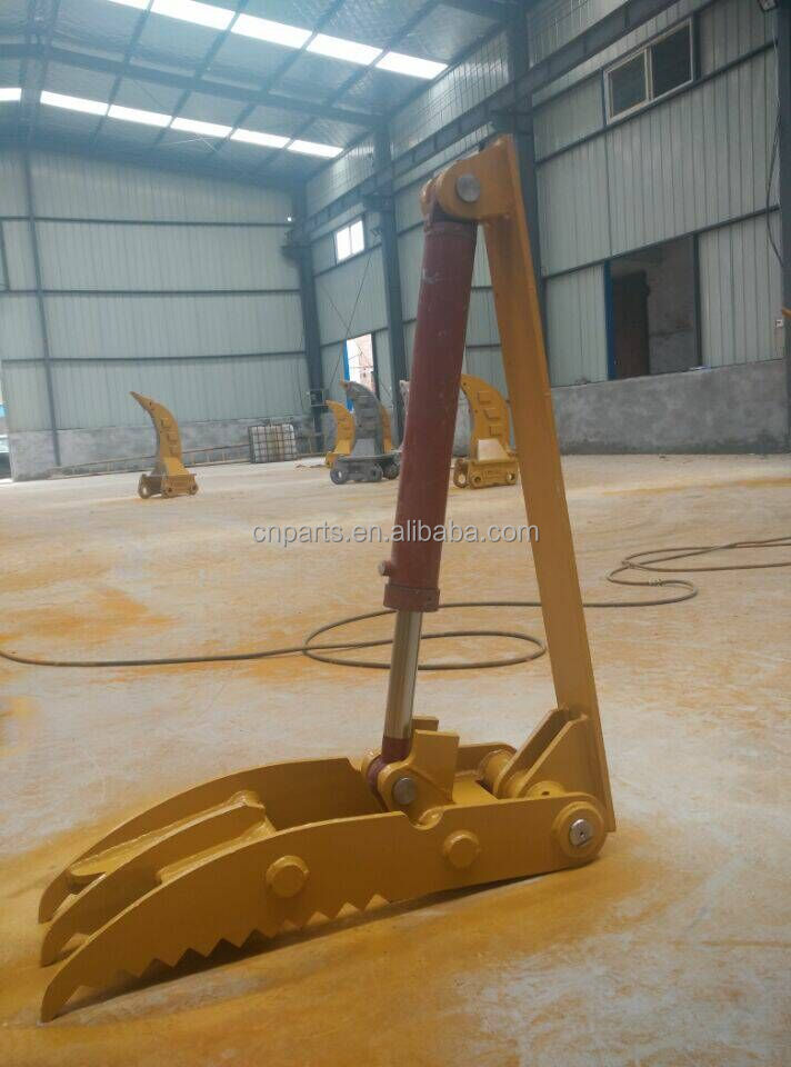 Sk60 Hydraulic Thumb Yellow or Others Q345B Mini Excavator Hydraulic Clamp