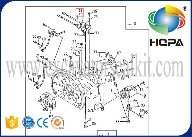 9147260 9120191 High Speed Solenoid Valve for EX120 EX200-2 EX200-3 EX200-5