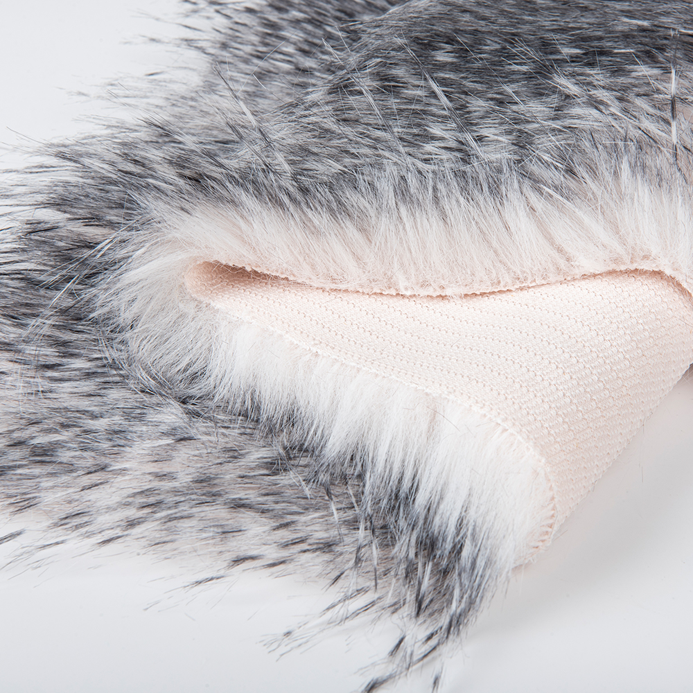 ODM Soft Artificial Fox Fur Fabric for Lady Coats and Jackets in 58/60" Width