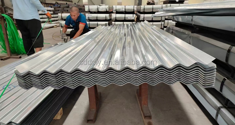 4X8 Corrugated Roof PPGI Profile Sheet Galvanized Gi Gl Ppgi Ppgl 16 Gauge BWG 30 32