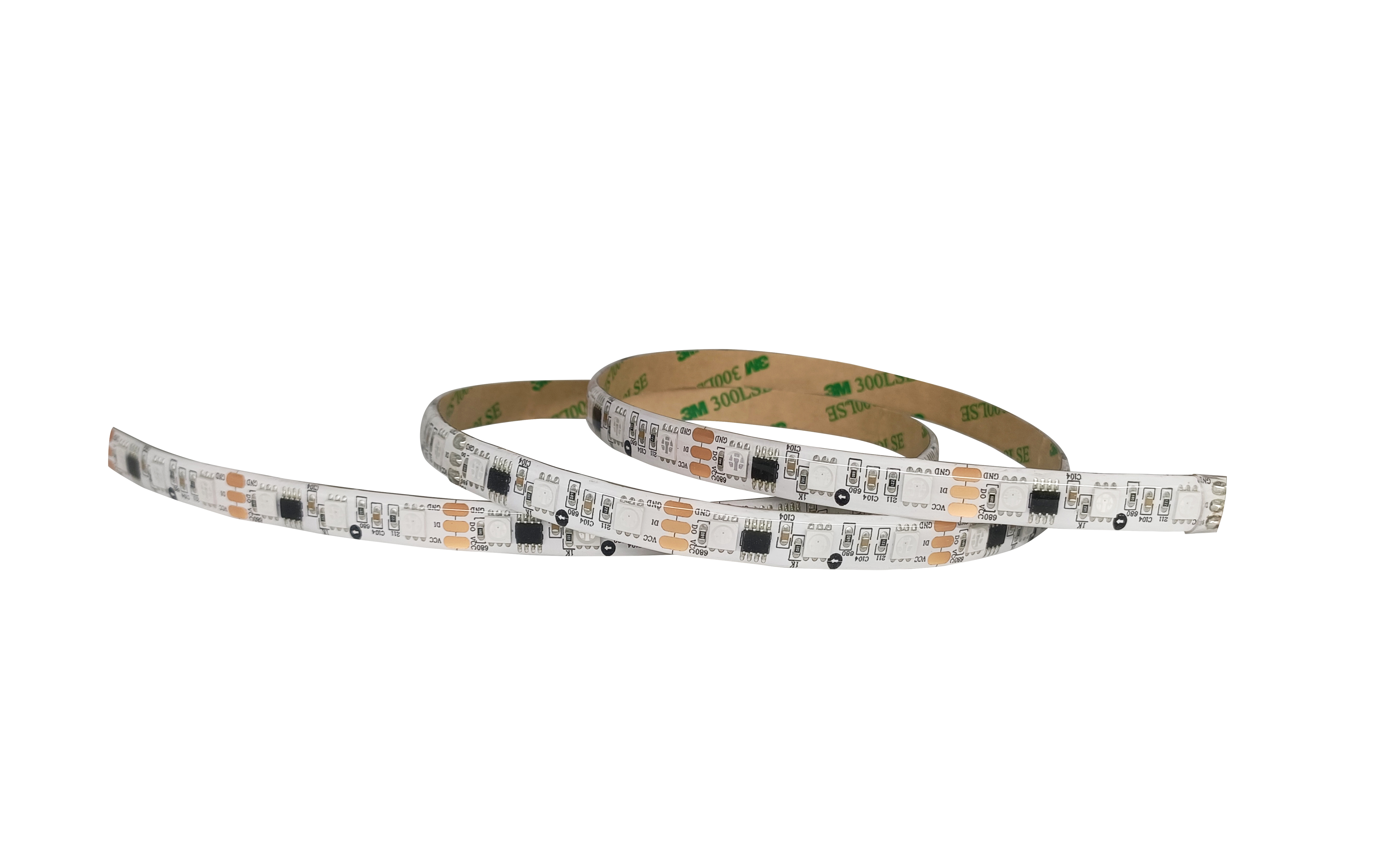 Ip65 Waterproof Glue Drop Led Strip 5050 Smd External Ws2811 Light Slide Full Color