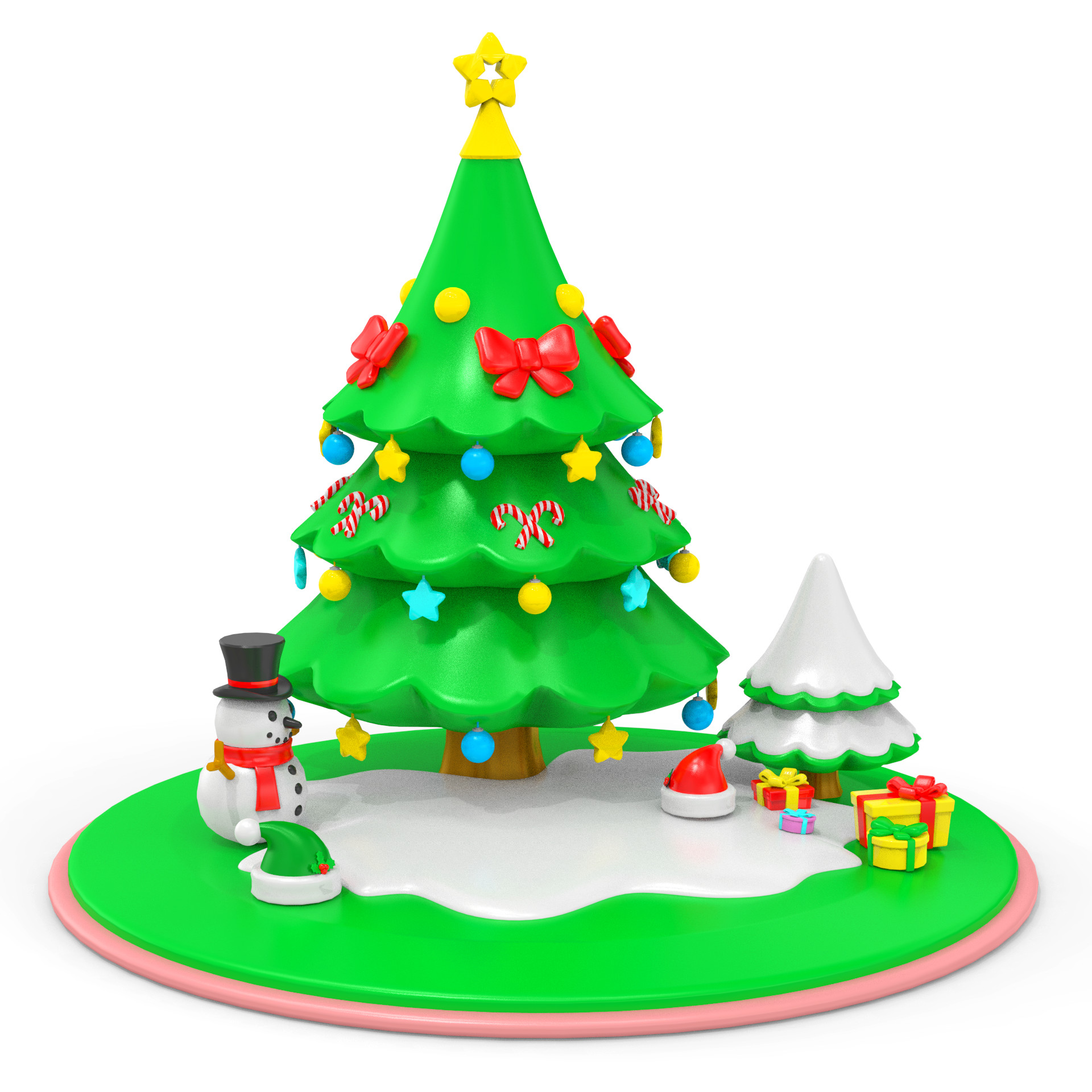 Silicone Rubber Christmas Tree Stacking Toy, Infant Kids Gift Color Recognition Educational Puzzle Toy