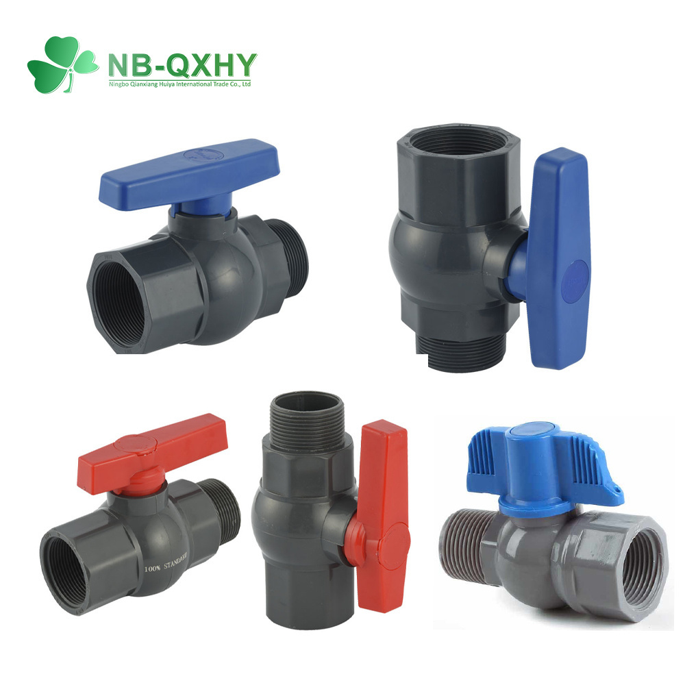 UPVC DIN ANSI BS JIS Octagonal Ball Valve with Socket