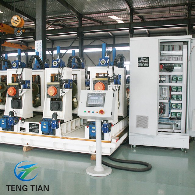 Green Tolerance ±0.2mm Square Tube Mill for Sizes 100x100-200x200
