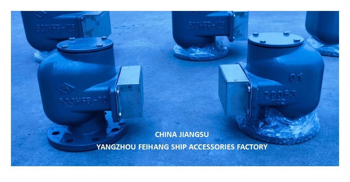 Water Ballast Tanks Air Vent Head Model-533hfb-80a Body Cast Iron And Stainless Steel Floater