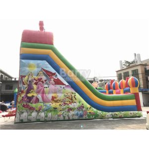 Customized Mickey Mouse Inflatable Jumping Castle Slide For Backyard