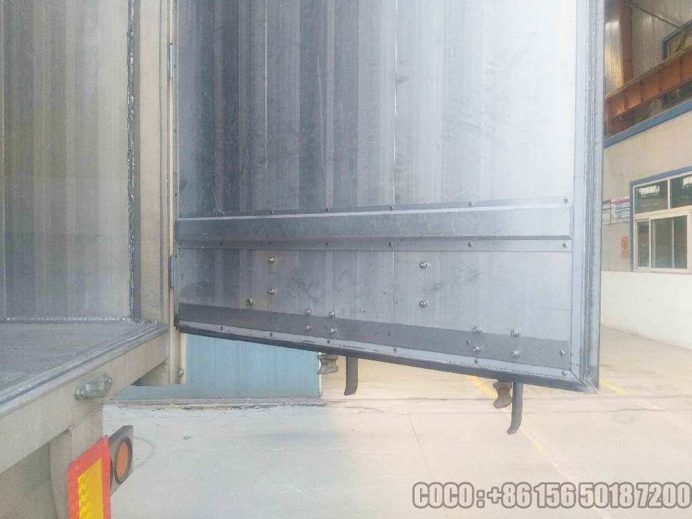 Steel Semi-Trailer 40ft 45ft Curtain Side Truck Trailers for Russia Market Van Type