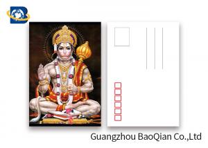China 5D Effect Indian God 3D Lenticular Postcards For Souvenirs/ Promotional Gift on sale
