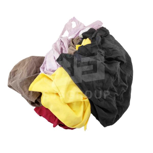 IMPA 232909 Cut 100% reused Tshirt Knitting Cloth Rags Textile Waste Dark Color