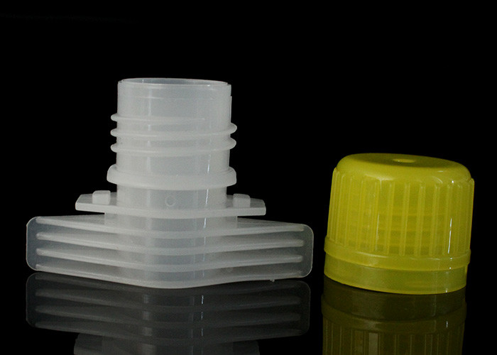 Tamper - Proof Plastic Bottle Caps For Spout Flexible Packaging Personalized