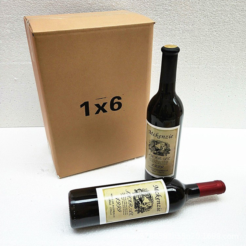 Rectangular Wine Corrugated Cardboard Shipping Carton Box Versatile and Durable Packaging Solution With Insert