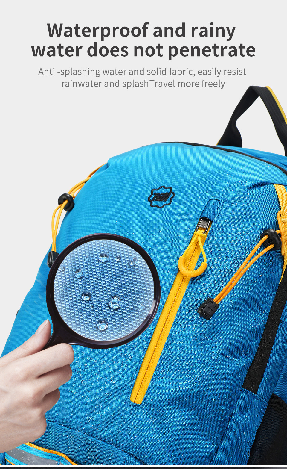 T-B9280 New Trending Waterproof Hiking Backpack Mountaineering Bag With Reflective Strip