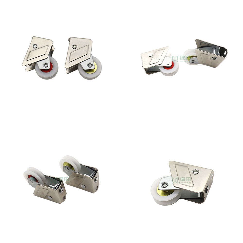 Office Residential Sliding Door Window Rollers Plastic Wheel With Nylon Bearing
