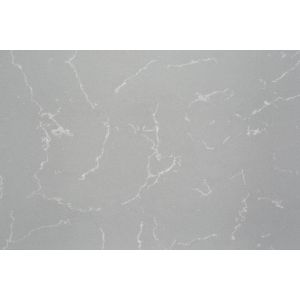 Polished Surface Artificial Grey Quartz Countertops Sheet 6-30MM Thickness