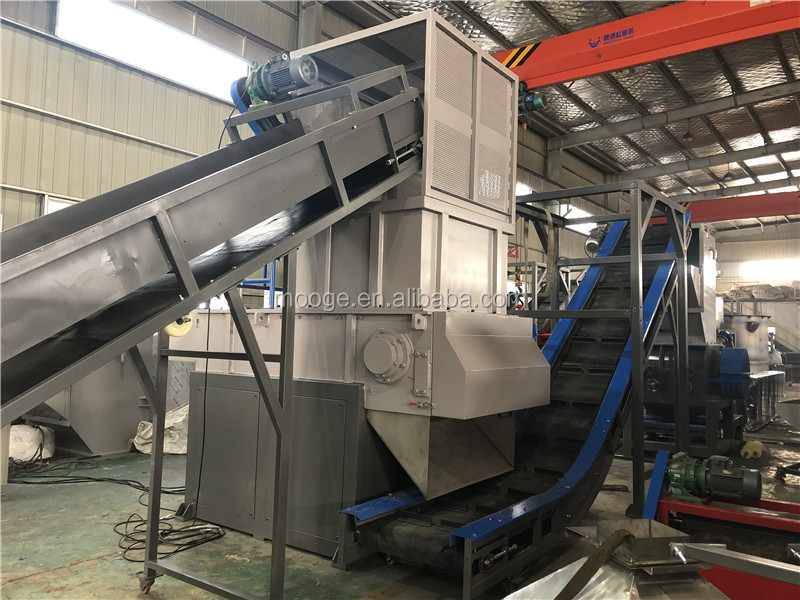 1000kg/H Waste Plastic Shredder Machine 600-1500mm Waste Plastic Crusher