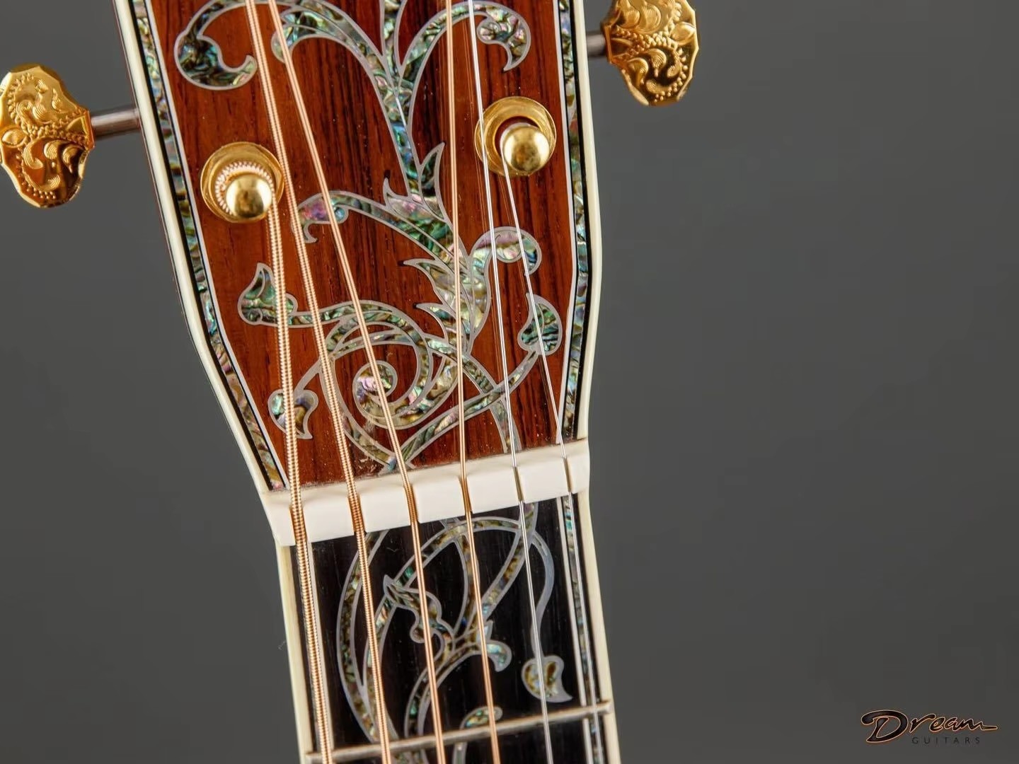 Custom Martin Style D-50 Limited-Edition Dreadnought Acoustic Guitar Natural with Herringbone Binding, Solid Wood Guitar