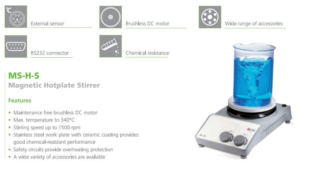 1500rpm 20L Lcd Digital Hotplate Magnetic Stirrer