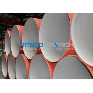 ASTM A312 Welded Pipe Plain Ends , Stainless Steel Thin Wall Pipe With RT