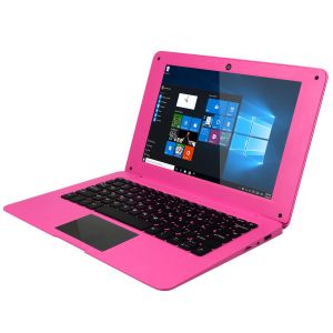 Mini Portable Laptop Computer 10.1 Inch with Pink Color Display Resolution 1280