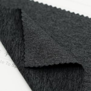 Recycled 86% Polyester Spandex Fabric Double Sided Sanding With High Elasticity