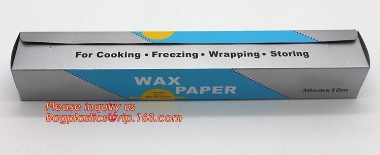 Bleached with Unbleached Greaseproof Paper for food wrapping,Environmental friendly and green greaseproof food packaging