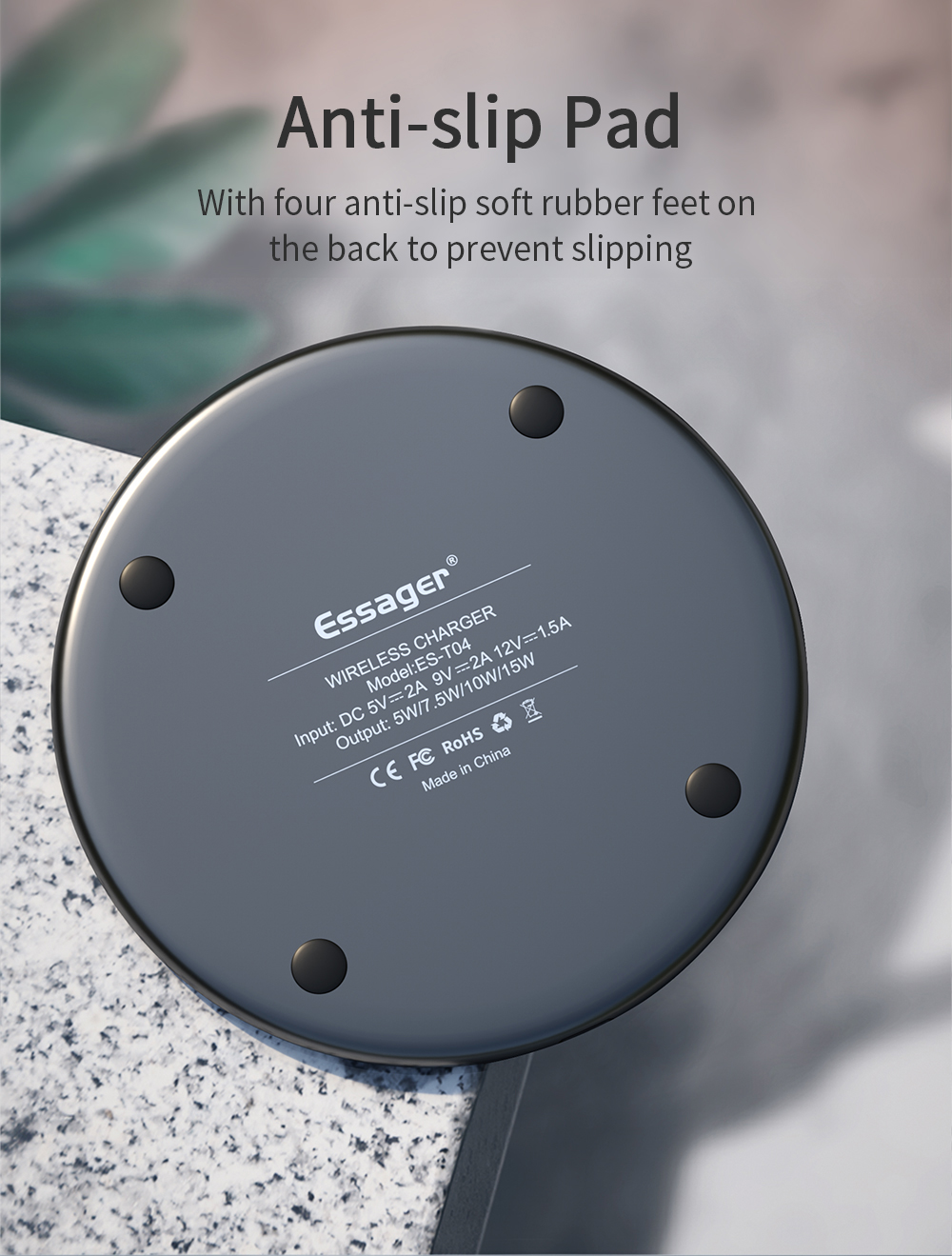 Mirror Desktop Ready Stock Quick Qi Wireless Charger 15W for 12 Series Mobile Accessories
