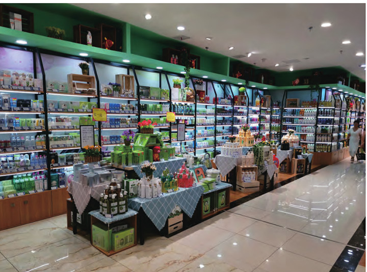 Material Steel Cosmetics Display Shelf For Salon Shop 45kg / Layer Capacity ODM