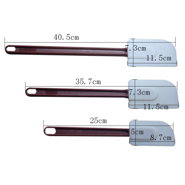 Double Sided Silicone Cake Scraper Spatula Shovel BPA Free Customized