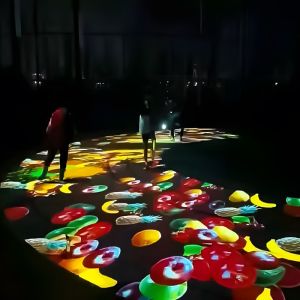 Outdoor Projector Interact Ground Lighting Interactive Floor Projection