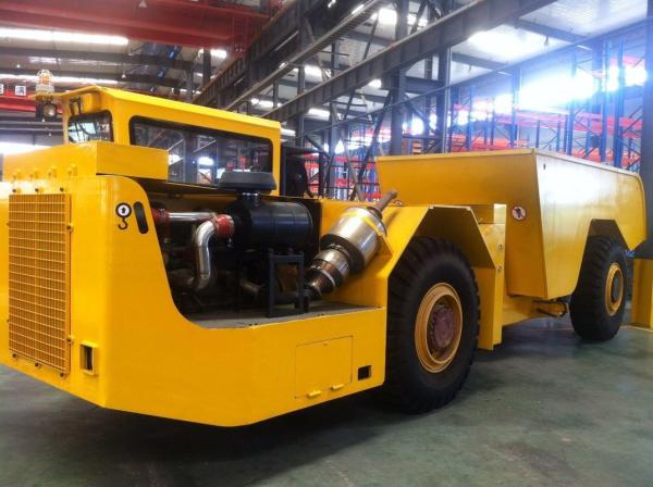 Underground Efficient Lighting Mining Dump Truck Volvo Engine With Cab