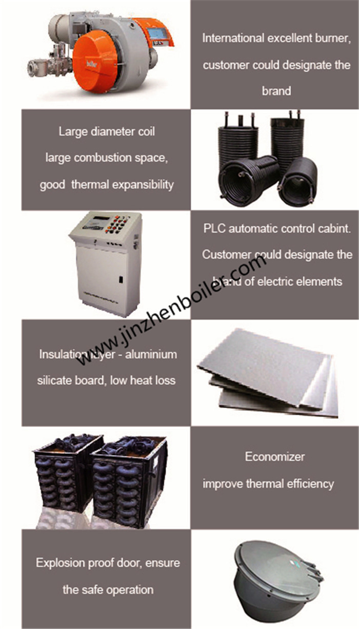 Oil, Gas Fired Thermal Oil Boiler Heating System For Asphalt Plant, Bitumen Factory