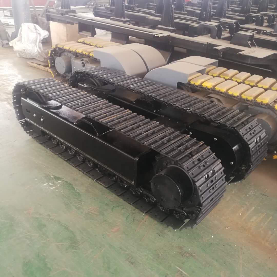 Factory Customized Steel Rubber track Chassis from 0.5to 120t steel undercarriage for excavator