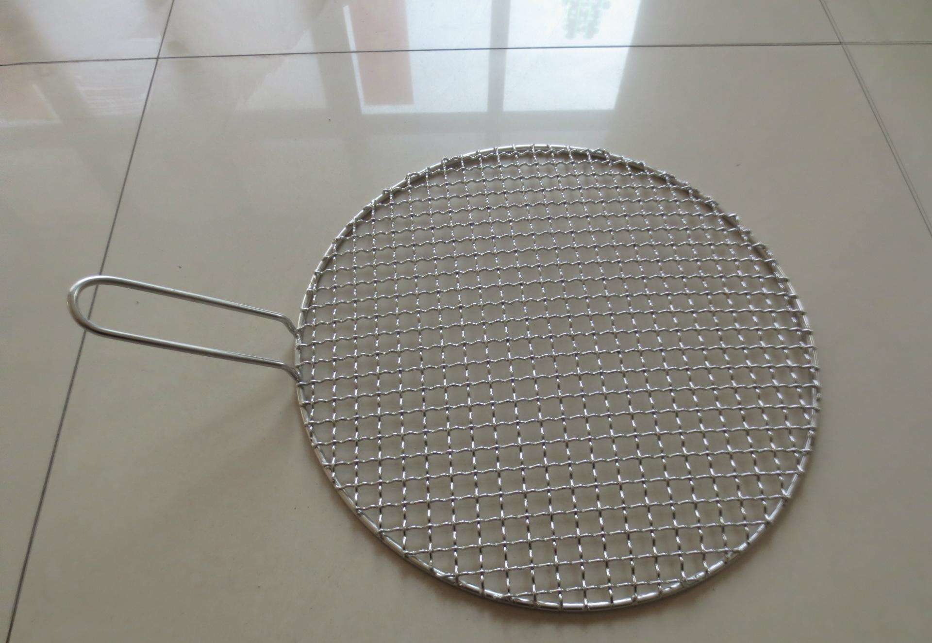 Square Woven Barbecue Grill Wire Mesh，Customized size very Fine Stainless Steel Mesh