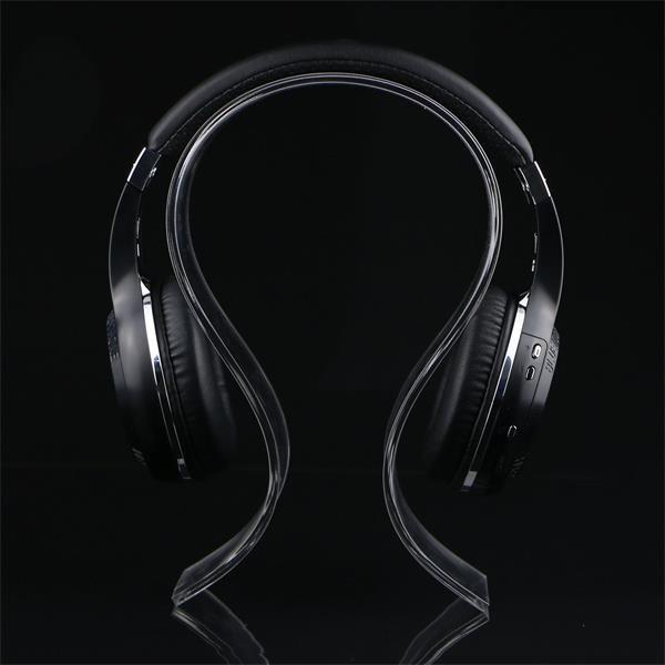 High quality clear acrylic headphone earphone headset display stand holder