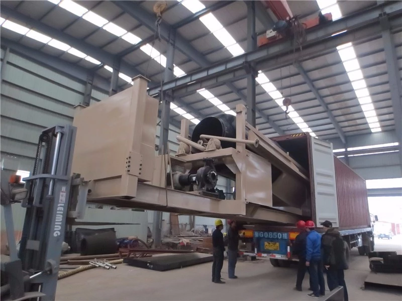 Mobile Gravel 530*1800 Gold Sand Trommel Screen Mineral Separating Machinery