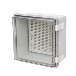  150x150x90mm IP65 Polycarbonate Enclosure With Hinged Clear Lid Manufactures
