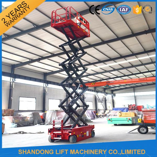 Mobile Self Propelled Elevating Work Platforms Battery Powered 4m 10m 14m Lift