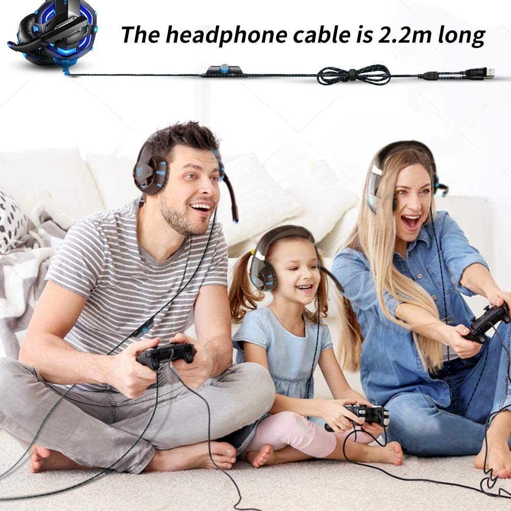 High End Over Ear 32ohm 2.2m 117dB 3.5 mm Gaming Headset