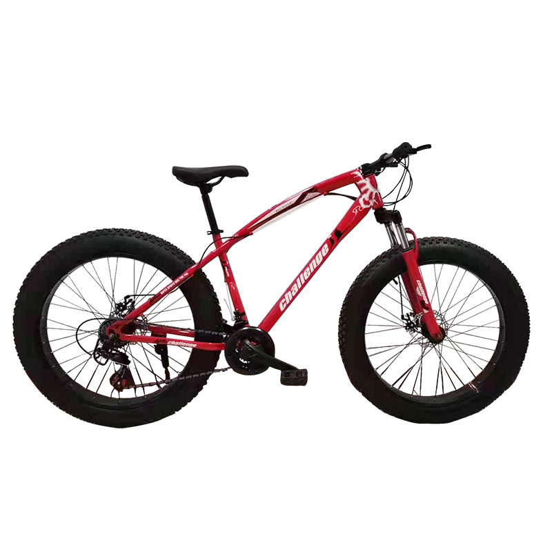 26*4" Tire Width Steel Frame Mountain Bike for Off-Road Snow Conquering Adventure