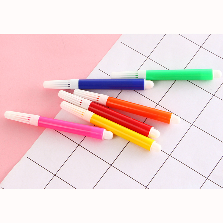 Watercolor Art Marker Pen Set for Kids Children 6PC Professional Deluxe Drawing Tools
