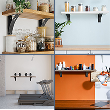 15x24inch Heavy Duty Shelf Bracket for Standard/Nonstandard Countertop
