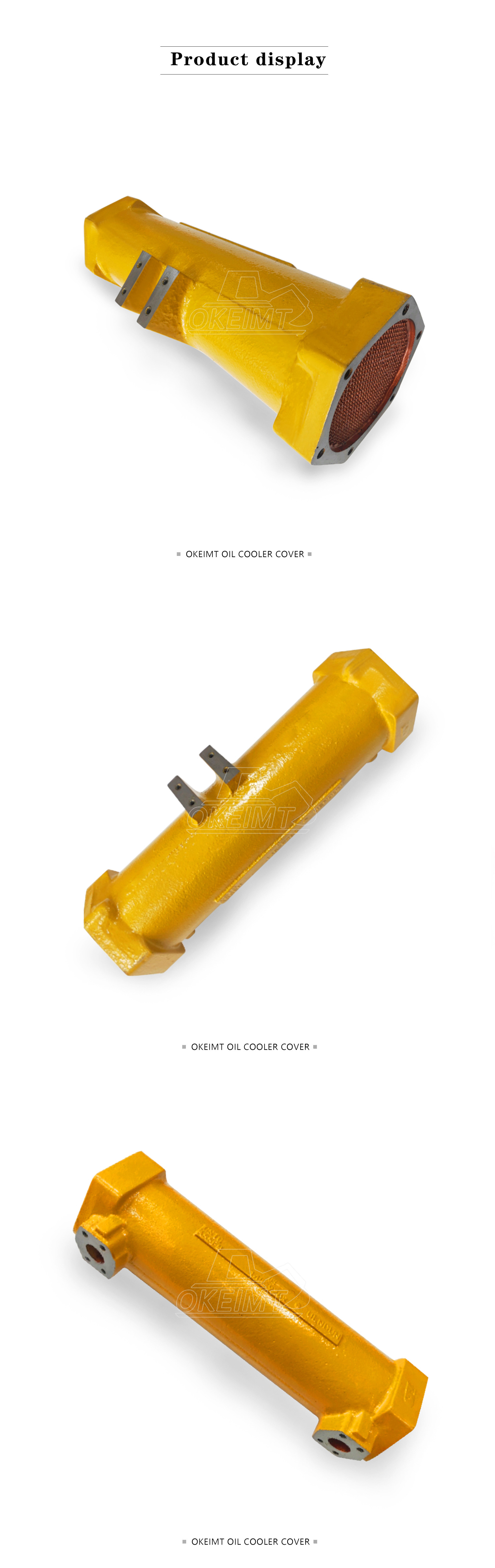 High Quality Engine Oil Cooler Diesel Engine Part Oil Cooler Assy 145-9282
