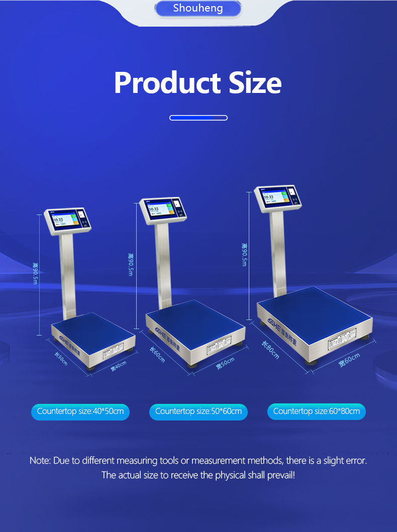Sohe 7-Inch Smart Scale with ID/IC/RFID Card Collection and IoT Entry-Exit System