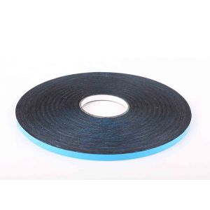 China Polyethylene Double Adhesive Foam Tape Heat Resistant With Blue Poly Liner on sale
