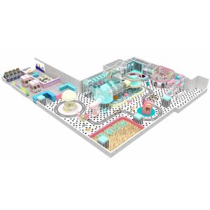 Big Slide Pit Balls Soft Indoor Playground Equipment Amusement Park