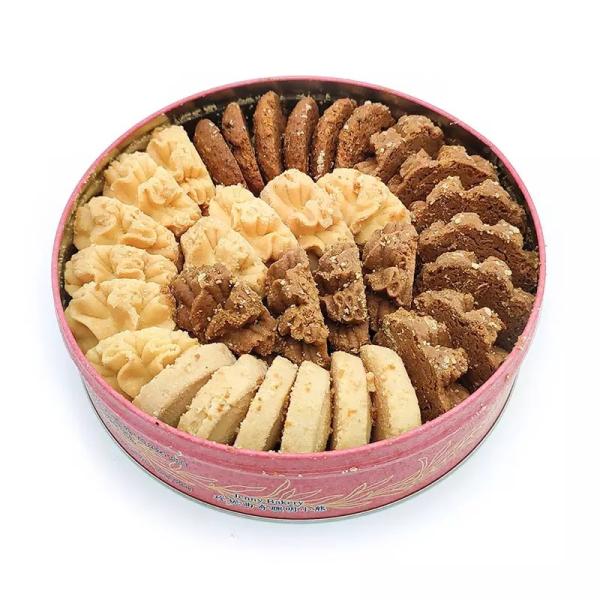 HACCP Healthy Butter Tea Cookies Biscuit Rich In Protein Custom Private Label