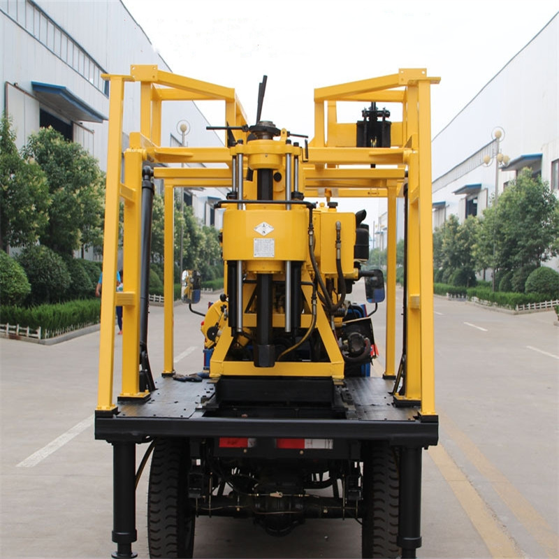 200 Meter Tricycle Mobile Water Well Drilling Rig For Farmland Irrigation